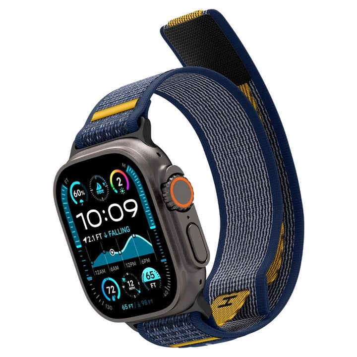 Curea ceas sportiv Spigen Athlex Air pentru Apple Watch, Active Navy, 44x45x46x49 mm