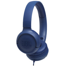 Casti Audio On Ear JBL Tune 500, Cu fir, Albastru