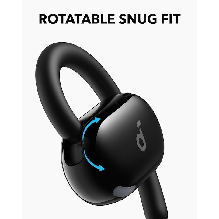 Casti wireless Open-Ear Anker Soundcore V20i, Autonomie 36 ore, IP55, Bluetooth 5.4, Negru
