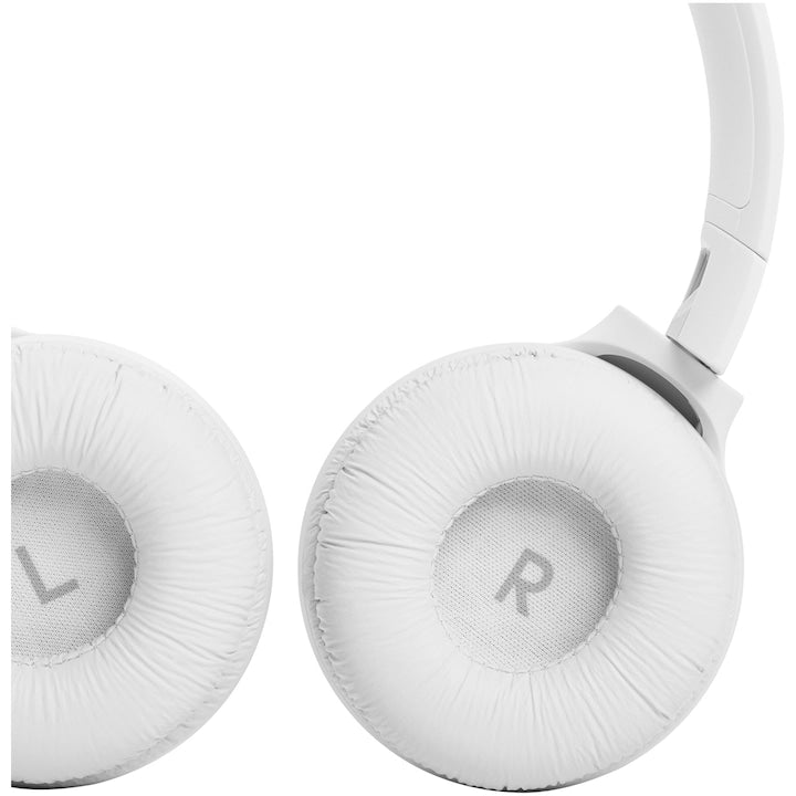 Casti On Ear JBL Tune 510, Wireless, Bluetooth, Autonomie 40 ore, Alb