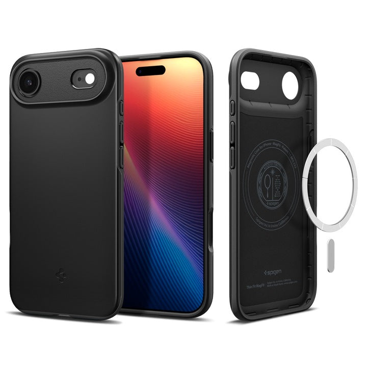 Husa Spigen pentru iPhone Air, Thin Fit, Negru