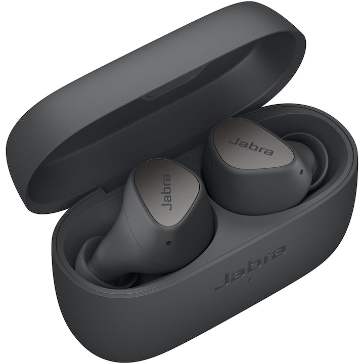 RESIGILAT: Casti audio in-ear, Jabra Elite 4, True wireless, Bluetooth, Dark Grey