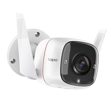 Camera de supraveghere pentru exterior smart, TP-Link Tapo C310 , 3MP, conexiune Wi-Fi sau prin cablu, Night Vision, Detecteaza miscari si trimite notificari, Alarma sonora si luminoasa, Functie Two-Way Audio, Control Vocal
