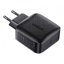 Incarcator Retea Ugreen, Pd Gan 3.0, 65w, 4a, Usb-c, Negru