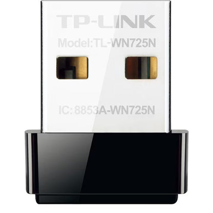 Adaptor wireless TP-LINK TL-WN725N, 150Mbps, USB 2.0, 18,6x15x7,1mm, negru