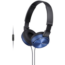 Casti Audio On Ear Sony MDR-ZX310P, Cu fir, Blue