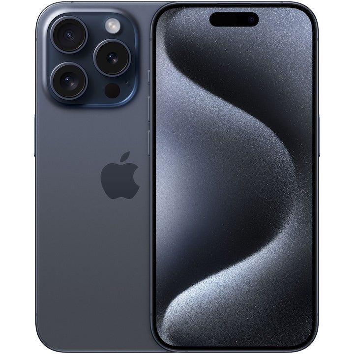 iPhone 15 Pro, 128 GB, Baterie 88%, Blue Titanium