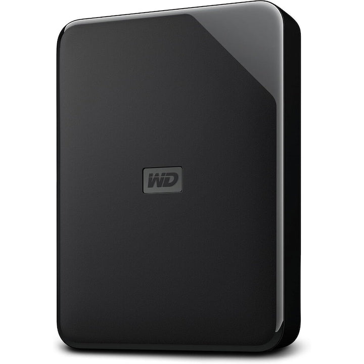 Hard disk extern Western Digital 4TB Elements AE Portable, SuperSpeed USB 3.2 Gen 1/USB 3.0, Plug-and-Play, Negru