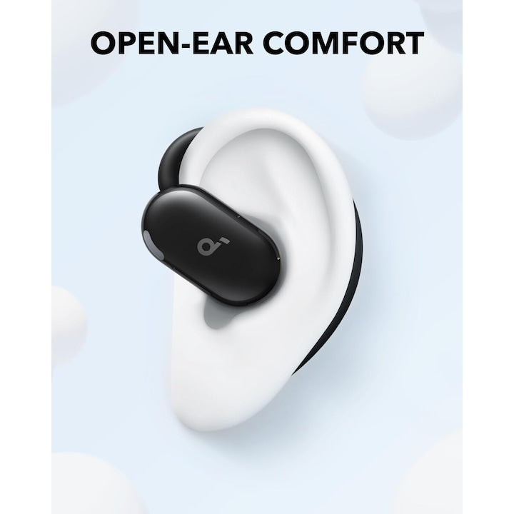 Casti wireless Open-Ear Anker Soundcore V20i, Autonomie 36 ore, IP55, Bluetooth 5.4, Negru