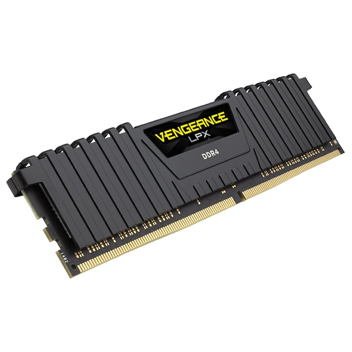 RESIGILAT: Memorie Corsair Vengeance LPX 8GB (2x4GB) DIMM, DDR4, 2400 MHz, CL 16, 1.2V, XMP 2.0, Black