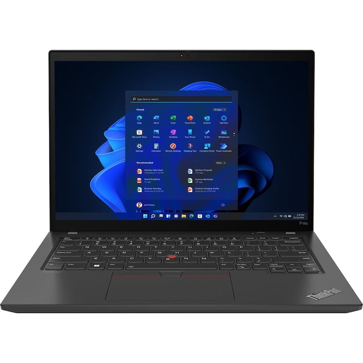 Lenovo ThinkPad P14s Gen 1 | 512/16 GB | Intel i7-1165G7, 11th Gen| Windows  11 Pro, Negru