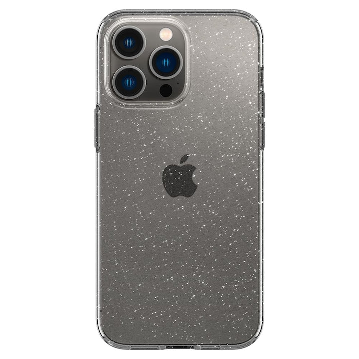 Husa Spigen Liquid Crystal Glitter pentru iPhone 14 Pro Max, Clear