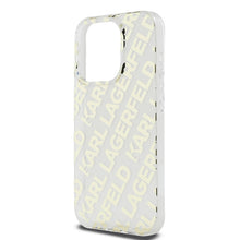 Husa Karl Lagerfeld IML Luxury, Gold Fullover Logo pentru iPhone 15 Pro