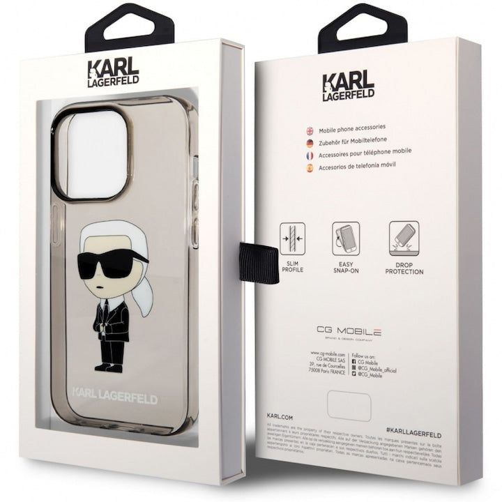 Husa Karl Lagerfeld IML Ikonik NFT pentru iPhone 14 Pro Max