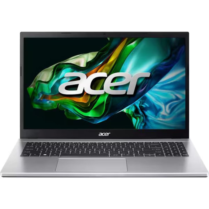 Laptop Acer Aspire 3 15 A315-44P-R0TB,Layout Germany, AMD Ryzen 7 5700U, 16 GB DDR4, 1 TB SSD, 15.6", Windows 11 Home, Pure Silver