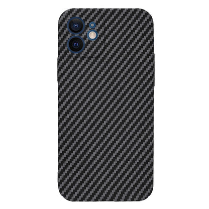 Husa Techsuit Carbonite Fiber Shell pentru iPhone 12, Negru