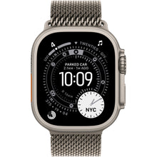 Apple Watch Ultra 3, GPS, Cellular, 49MM, Baterie 91%,Natural Titanium, Curea Millanese