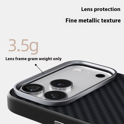 Husa pentru Apple iPhone 17 Air, Material de Tip Kevlar, TPU, Incarcare de tip MagSafe, Rezistent la socuri, Protectie Eficienta, Anti-Alunecare, Ultra-Slim, Anti-Zgarieturi, Foarte Usoara, Negru