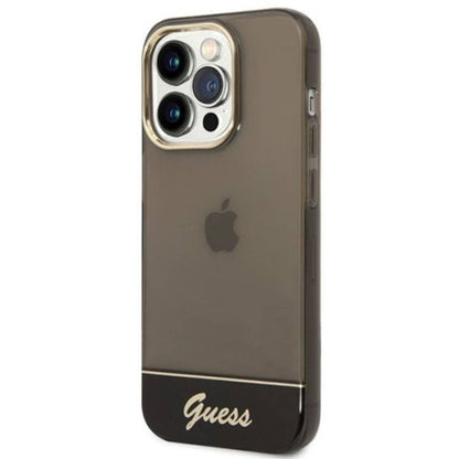Husa Guess Camera Outline Translucent pentru iPhone 14 Pro Max