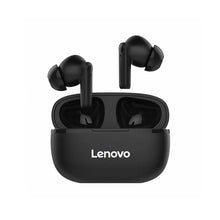 Casti wireless, Lenovo, HT05, Negru, TWS, In-Ear, Bluetooth 5.0, Reducere zgomot, Rezistenta la apa IPX5, 250 mAh