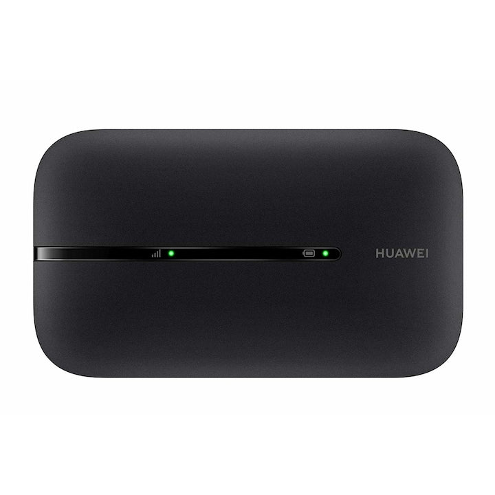 RESIGILAT: Router wireless portabil Huawei E5576-320, 4G LTE Cat4 Hotspot, cu slot MiniSIM, unlocked, negru