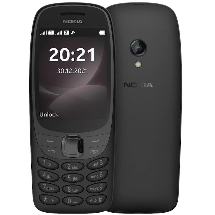 Telefon mobil Nokia 6310 (2024), 2.8", Dual SIM, Black