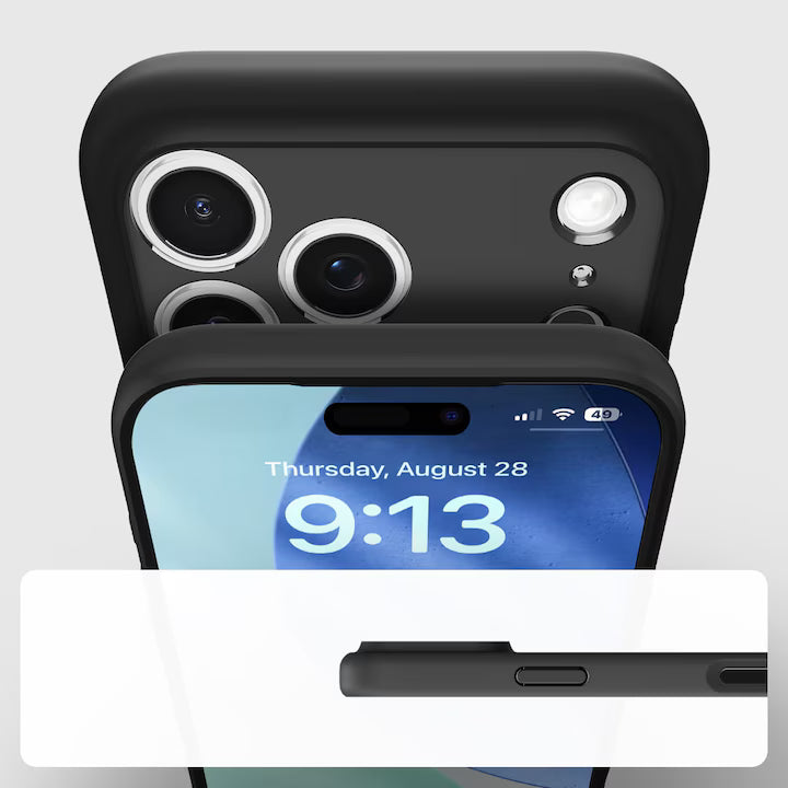 Husa, Spigen Ultra Hybrid pentru iPhone 17 Pro, Negru-Transparent