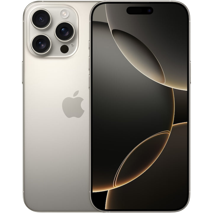 iPhone 16 Pro Max, 256 GB, Baterie 93%, 385 Cicluri, Natural Titanium
