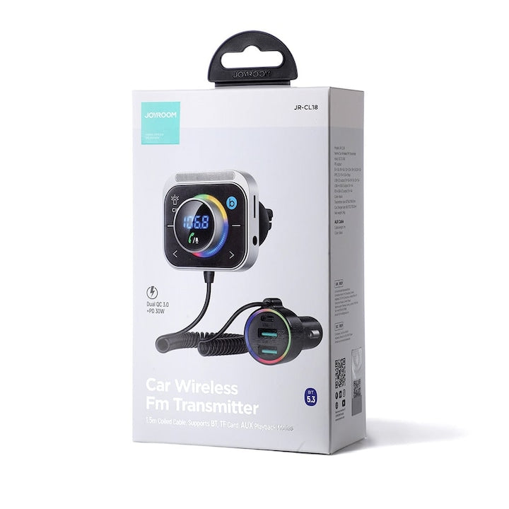 Modulator FM Joyroom Incarcator Auto 30W