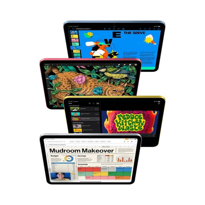 Tableta Apple iPad 10 (2022) v2, 10.9 ", 64GB, Wifi, Yellow