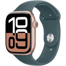 Curea pentru Apple Watch 38mm/40mm/41mm, Sport Band, Lake Green - S/M