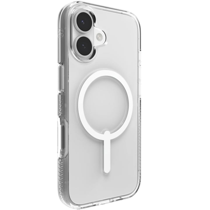 Husa, Zagg Crystal Palace Snap pentru iPhone 17, Transparent Alb