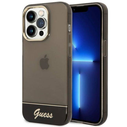 Husa Guess Camera Outline Translucent pentru iPhone 14 Pro Max