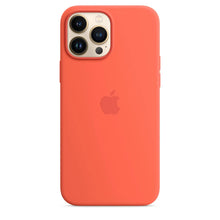 Husă originală Apple din silicon MagSafe pentru iPhone 13 Pro Max - Nectarine (portocaliu) J Magazinul JWW (68270)