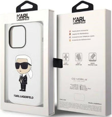 Husa Karl Lagerfeld  Iphone 14 Pro 6.1 Silicone Ikonik Phone Case