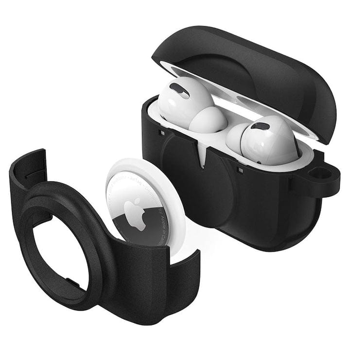 FIXLY l  Spigen Husa Spigen Tag Armor Duo compatibila cu Apple AirPods Pro si AirTag Black