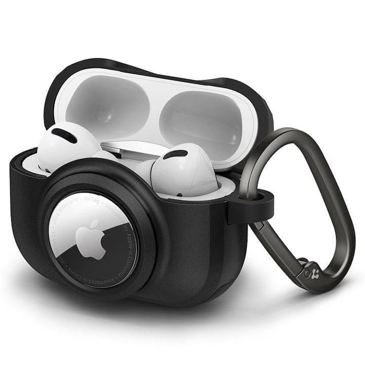 FIXLY l  Spigen Husa Spigen Tag Armor Duo compatibila cu Apple AirPods Pro si AirTag Black