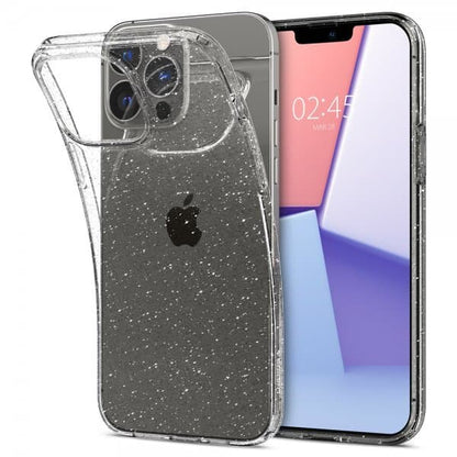Husa Spigen Liquid Crystal Glitter pentru iPhone 13 Pro 6.1", Transparent