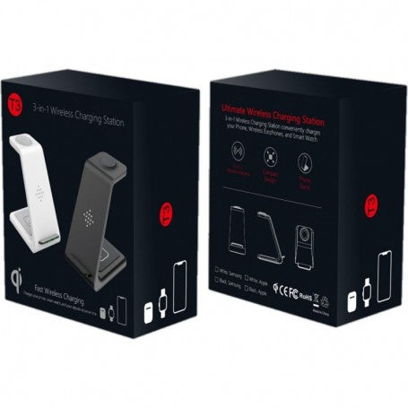 Statie de Incarcare pentru Telefon si Ceas - Techsuit (T3) - Black