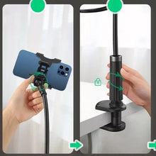 Suport de telefon brat flexibil de 90cm fixare cu clips negru UGREEN