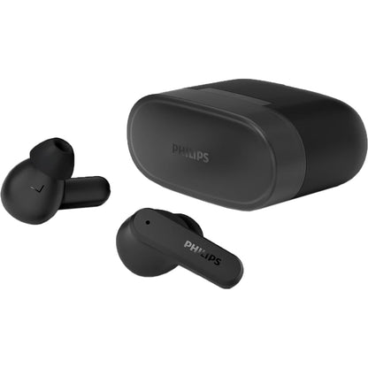 Casti PHILIPS TAT2000BK/00, True Wireless, Bluetooth, In-ear, Microfon, negru