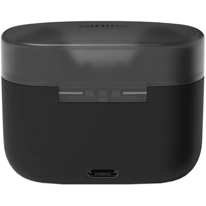 Casti PHILIPS TAT2000BK/00, True Wireless, Bluetooth, In-ear, Microfon, negru