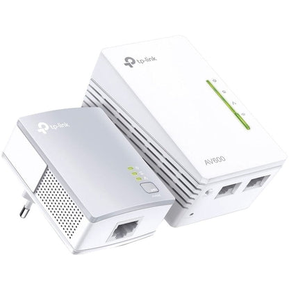 Kit Adaptor + Amplificator Powerline TP-Link TL-WPA4220 & TL-PA4010 N300, 10/100Mbps.