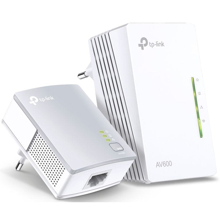 Kit Adaptor + Amplificator Powerline TP-Link TL-WPA4220 & TL-PA4010 N300, 10/100Mbps.