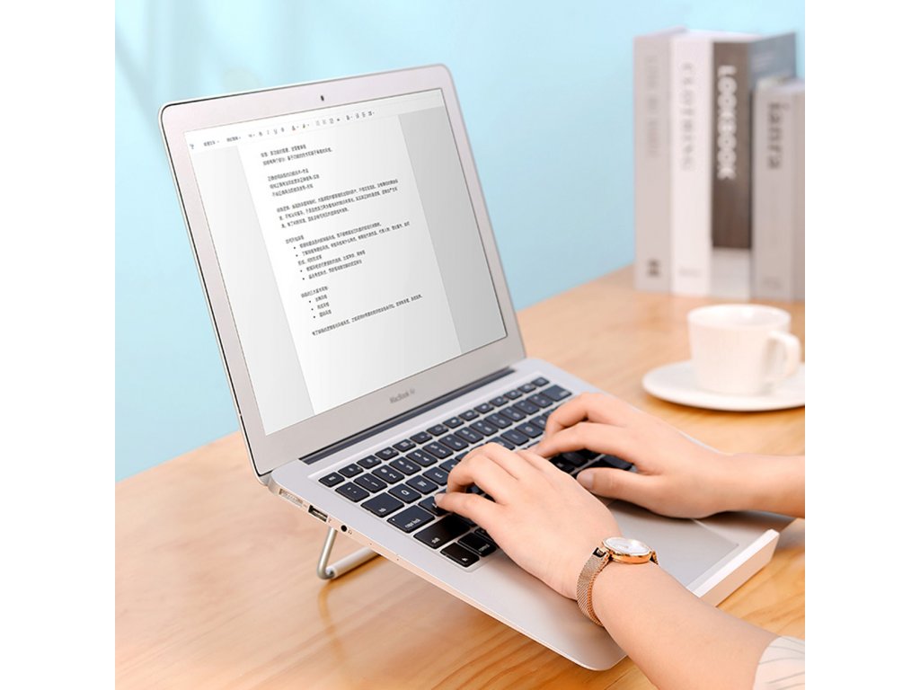 Ugreen suport reglabil pentru laptop argintiu (LP230)