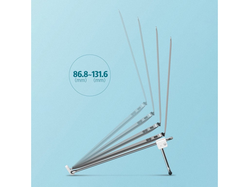 Ugreen suport reglabil pentru laptop argintiu (LP230)